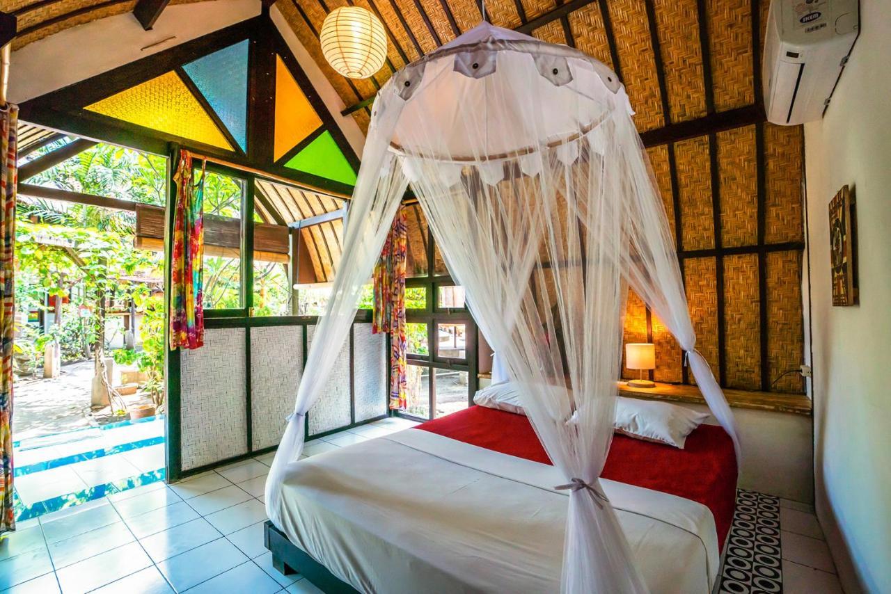 Woodstock Gili - Garden And Bungalows Hotel Gili Trawangan Luaran gambar